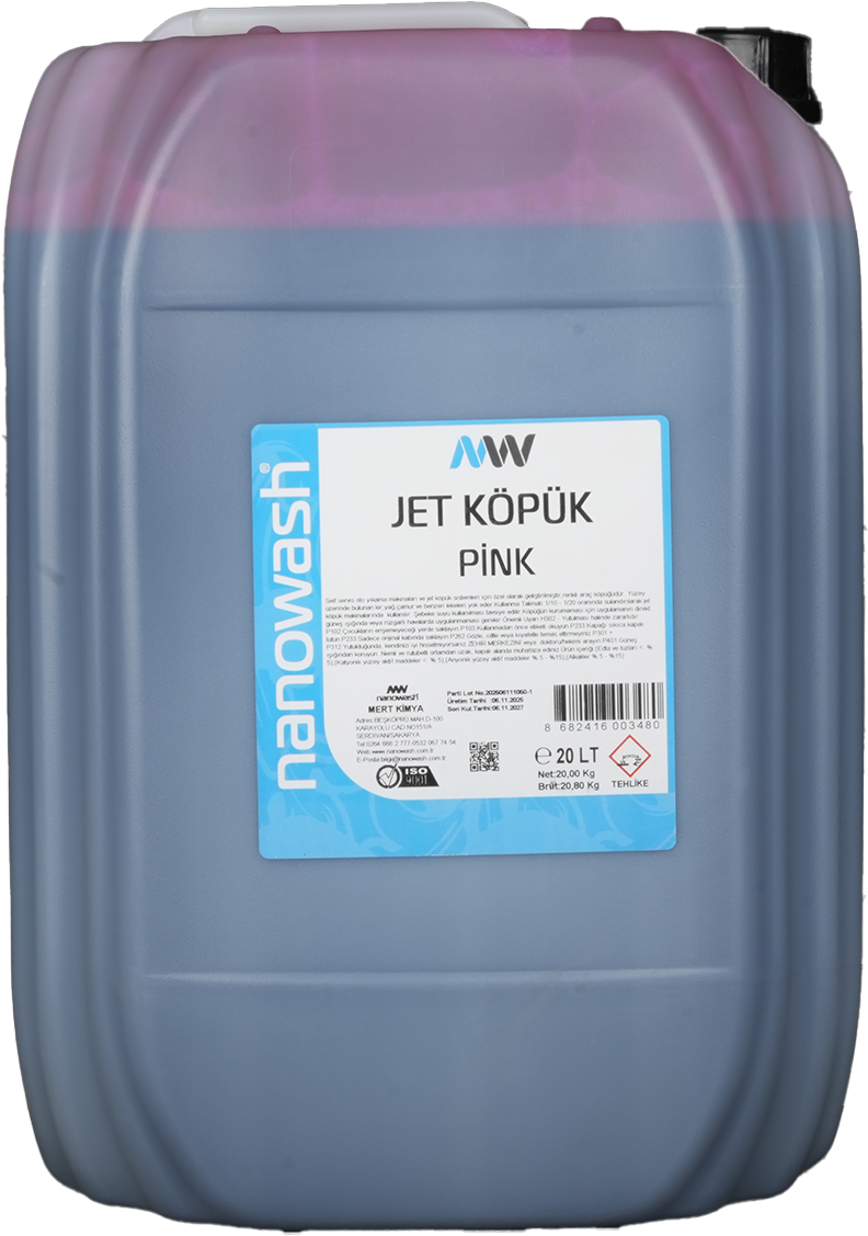 NANOWASH JET KÖPÜK PİNK 20 LT