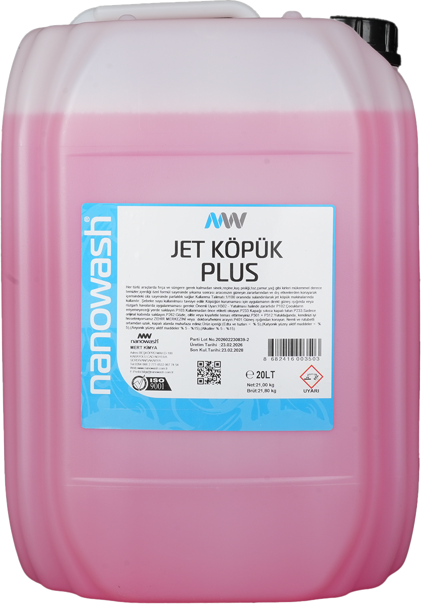 NANOWASH JET KÖPÜK PLUS 20 LT