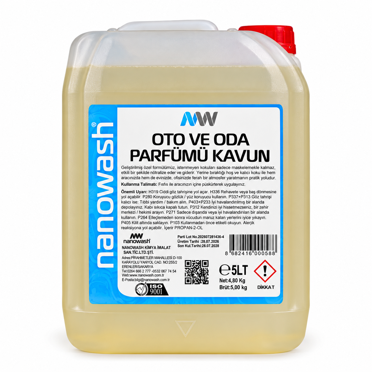 Nanowash Kavun Parfüm 5 Lt