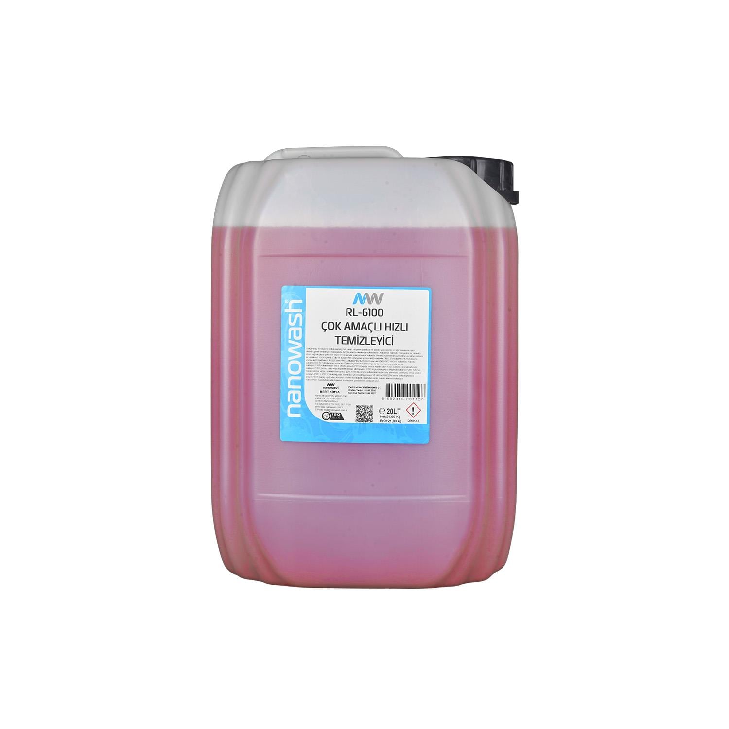 Nanowash RL-6100 Cleaner Çok Amaçlı Hızlı Temizleyici 20 Lt