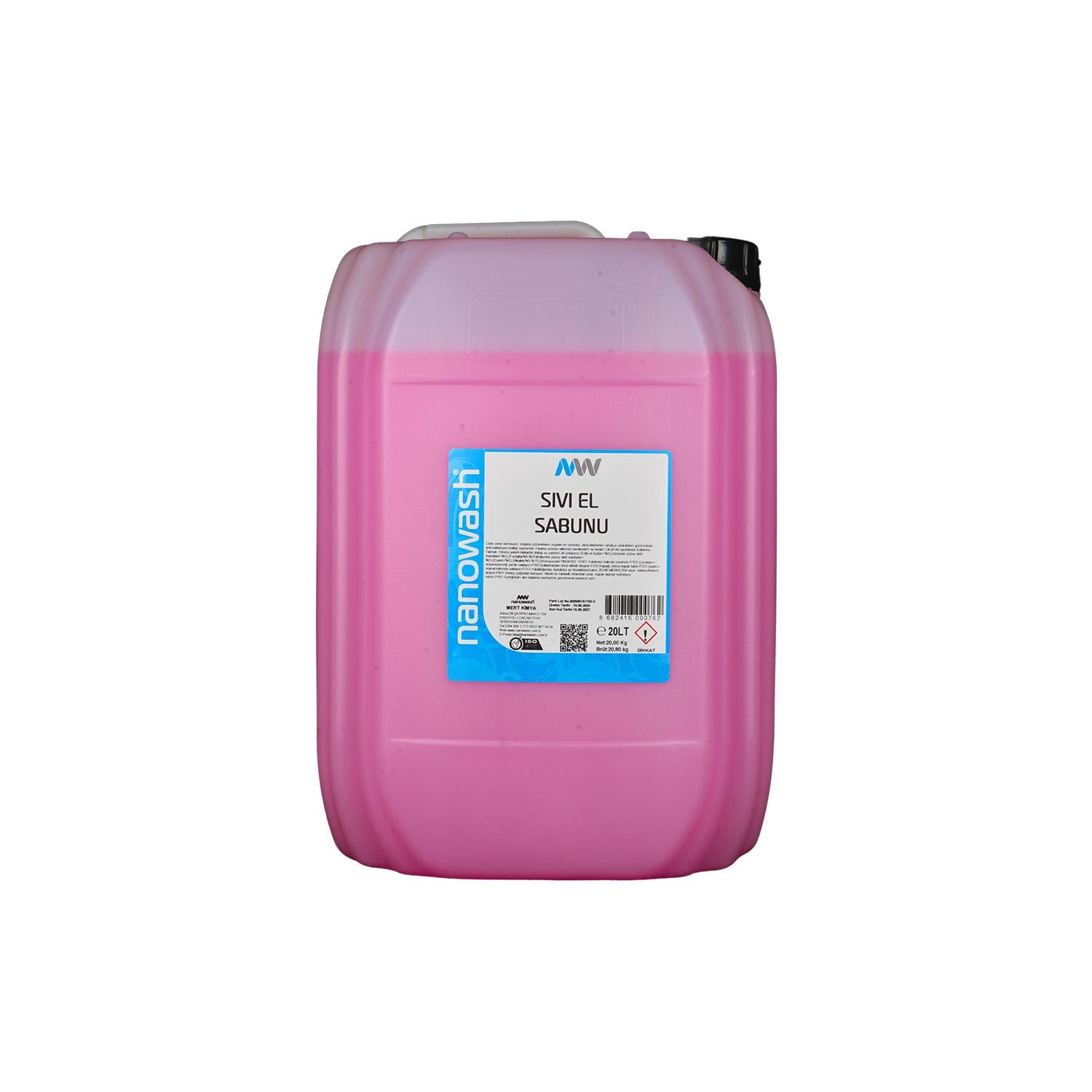 Nanowash Sıvı El Sabunu 20 Lt