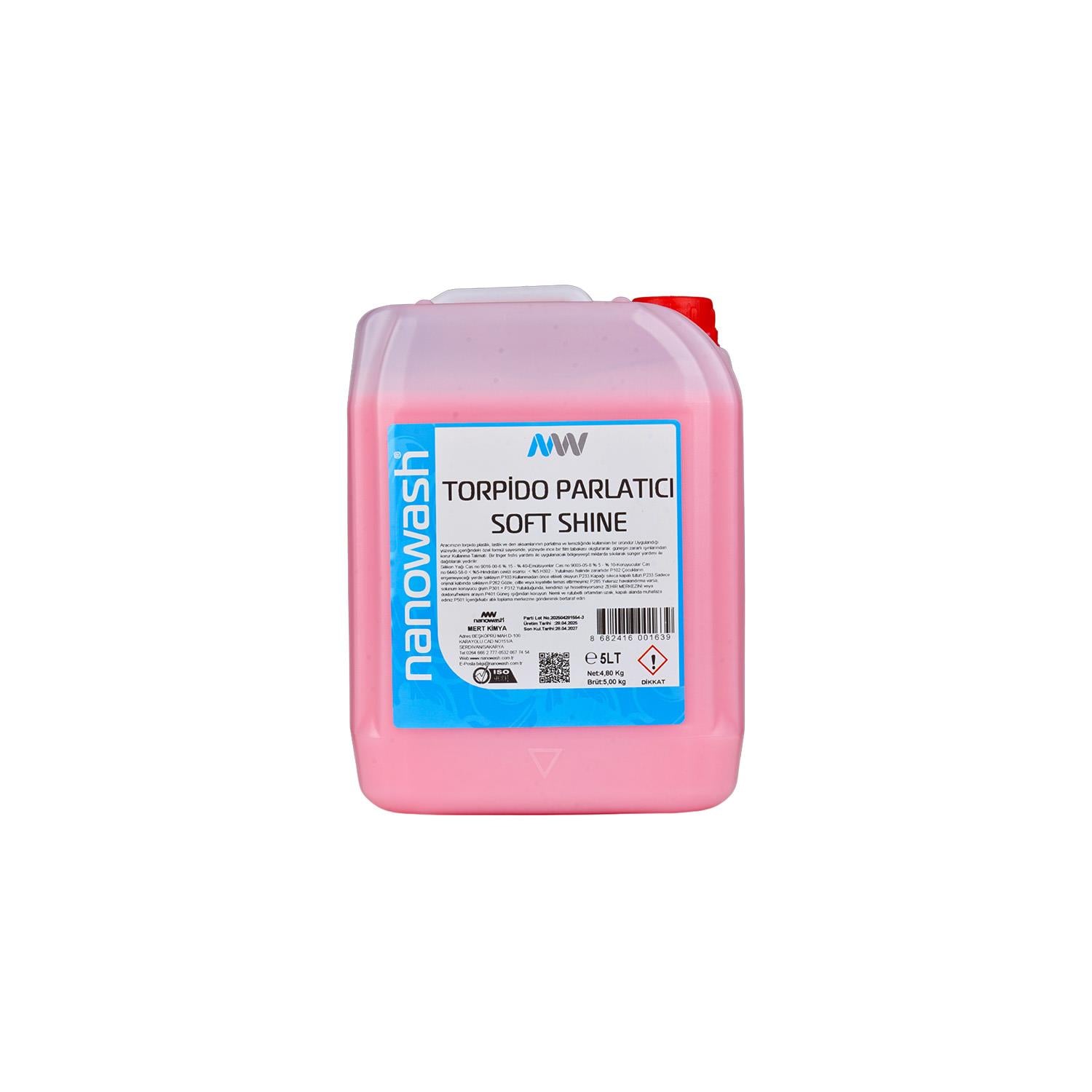 Nanowash Torpido Parlatıcı Soft Shine 5 Lt