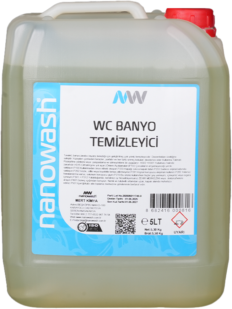 Nanowash Wc Banyo Temizleyici 5 Lt