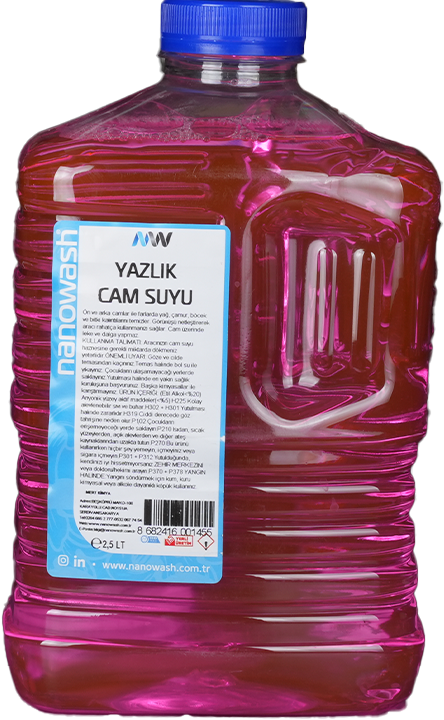 Nanowash Yazlık Cam Suyu 2,5 Lt