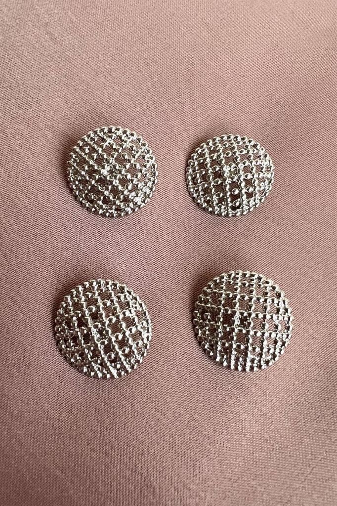 Louis 4'lü Set Metal Düğme 1,8 cm