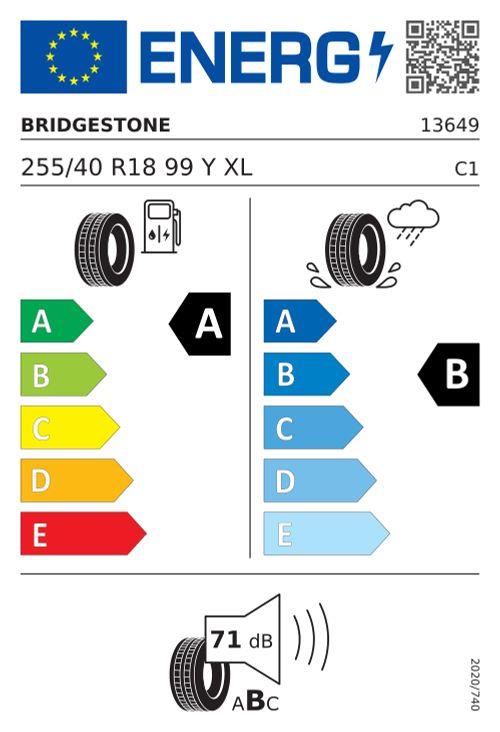 Bridgestone 255/40r18 99y xl turanza t005 rft* Oto Yaz 2024
