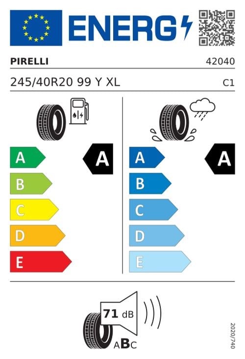 Pirelli 245/40r20 99y xl p-zero (pz4) (*) (mo) Oto Yaz 2025