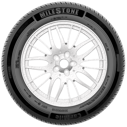 Milestone 215/50r13 tl 84h carmıle sport - beyaz yazılı Oto Yaz 2025