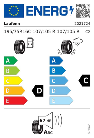 Laufenn 195/75r16 107/105r x fıt van lv01 m+s Kamyonet Yaz 2025