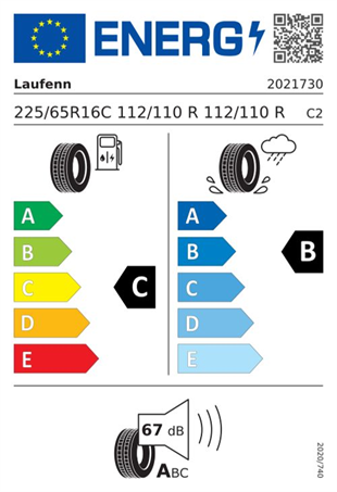 Laufenn 225/65r16c 112/110r x fıt van lv01 Kamyonet 4 mevsim 2025