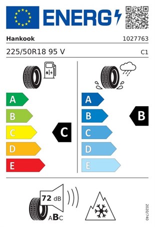 Hankook 225/50r18 95v kinergy 4s2 x h750a Oto 4 mevsim 2026