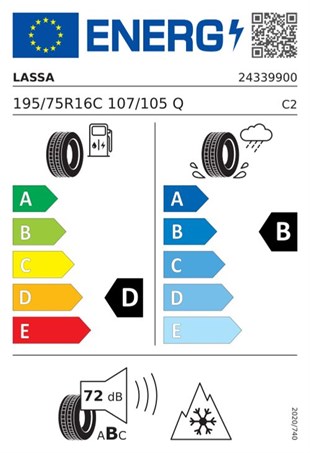 Lassa 195/75r16c 107/105q multıways-c 8pr Kamyonet 4 mevsim 2026
