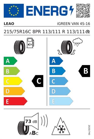 Leao 215/75r16c 113/111r igreen van 4s Kamyonet 4 mevsim 2026