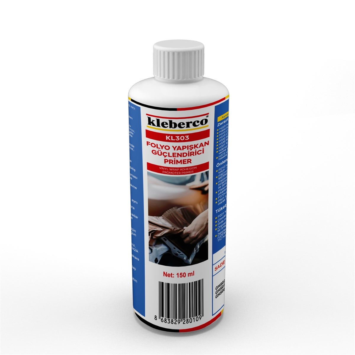Kleberco KL303 Folyo Yapışkan Güçlendirici Primer, Yapışma Arttırıcı Yüzey Hazırlama Sıvısı, Kanal İlacı, Adhesion Promoter
