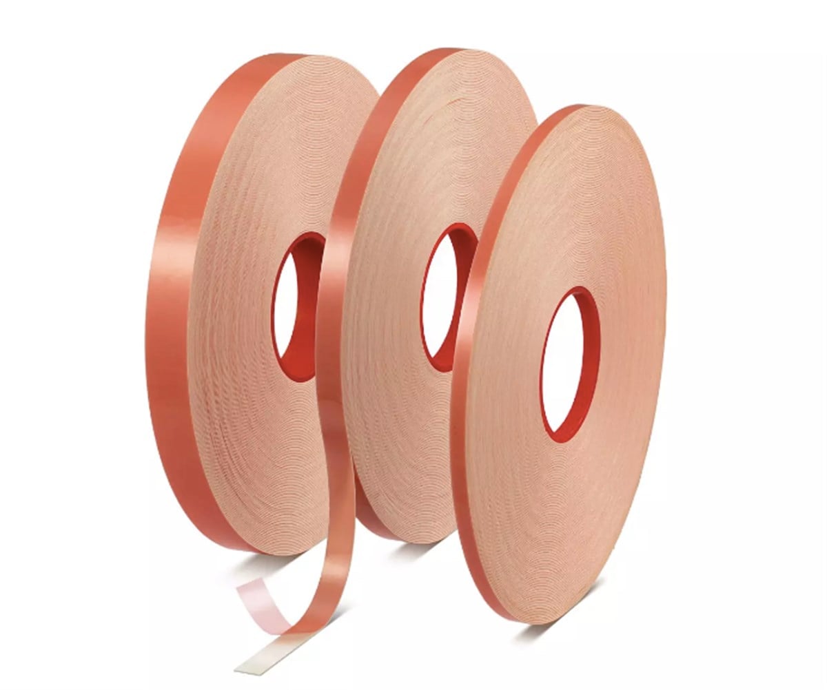 Tesa flameXtinct 45001 Beyaz Renk, Solvent Akrilik Çift Taraflı Alev Geciktirici Özellikli FR PE Köpük Bant 1,00mm