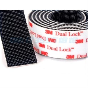 3M SJ 3550 25mmx45m Dual Lock Mantar Baş Sök Tak Cırt Bant 250 Kafa