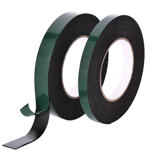 Kleberco KL1250 Siyah Renk, Solvent Akrilik Çift Taraflı PE Köpük Bant 1mm