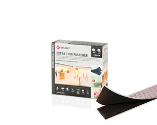 Velcro Extra Thin Fastener Hook & Loop (Black) PS20020 Cırt Bant