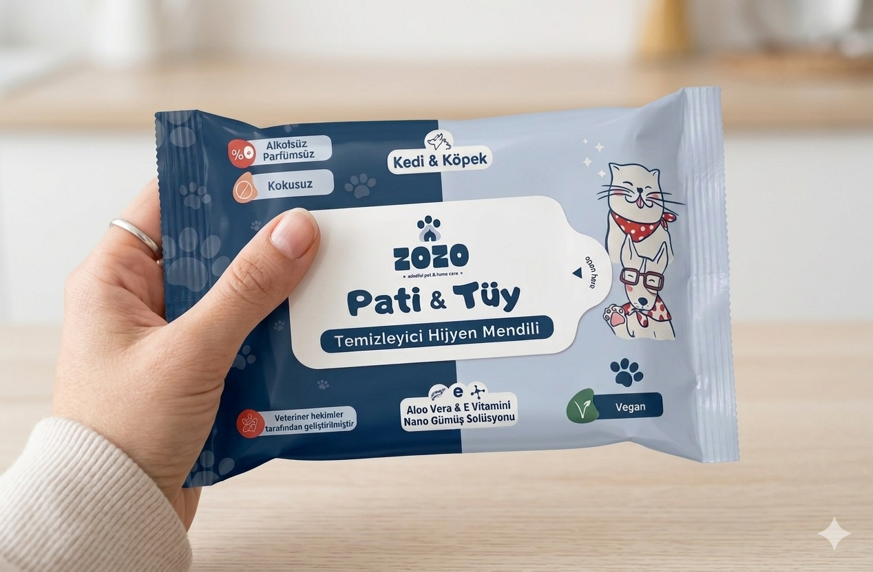 Pati & Tüy Temizleyici Hijyen Mendili 10 adet 