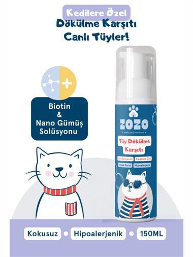 DÖKÜLME KARŞITI KÖPÜK - KEDİLERE ÖZEL