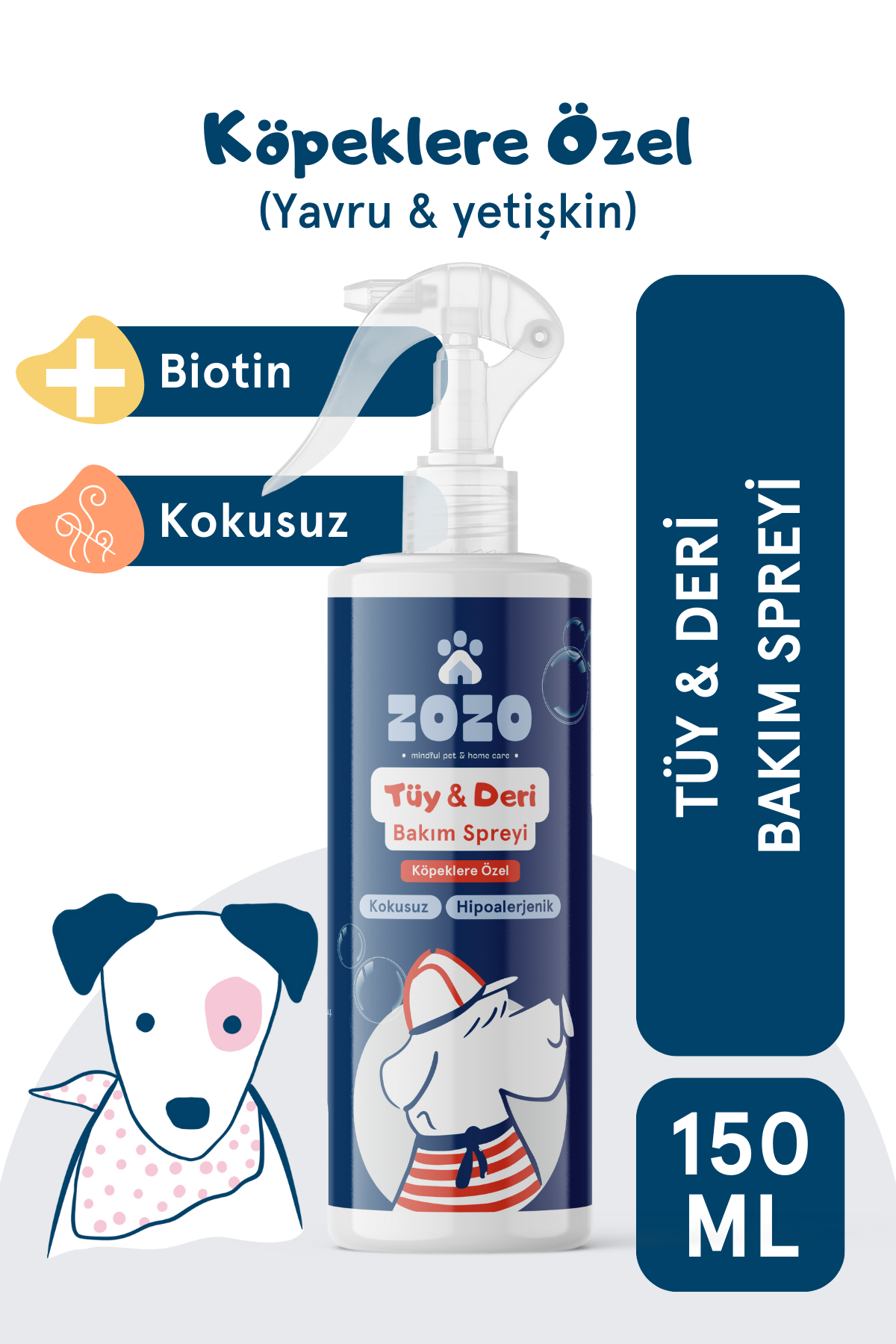 Tüy & Deri Bakım Spreyi -Köpeklere Özel 