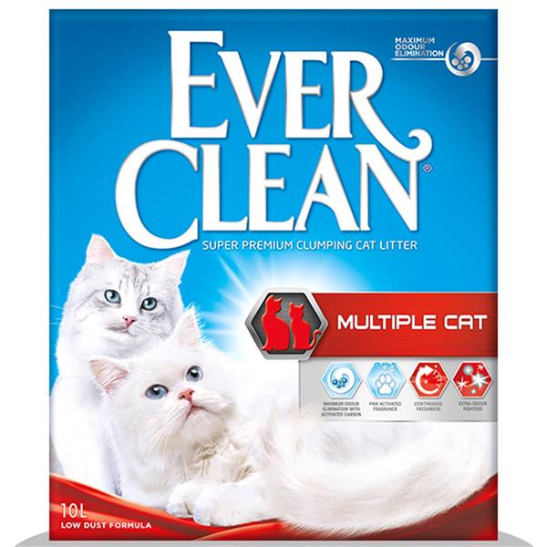 Ever Clean Multiple Cat Çoklu Kullanıma Uygun Doğal Kedi Kumu 10 Lt -  5060255492253
