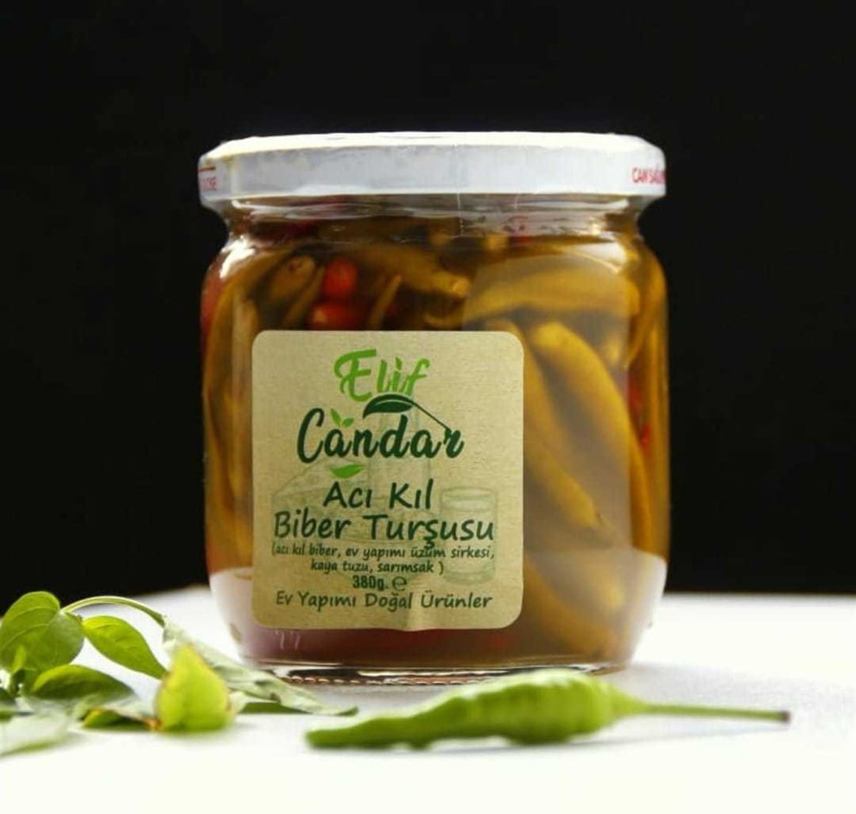 Acı Kıl Biber Turşusu (380 gr.)