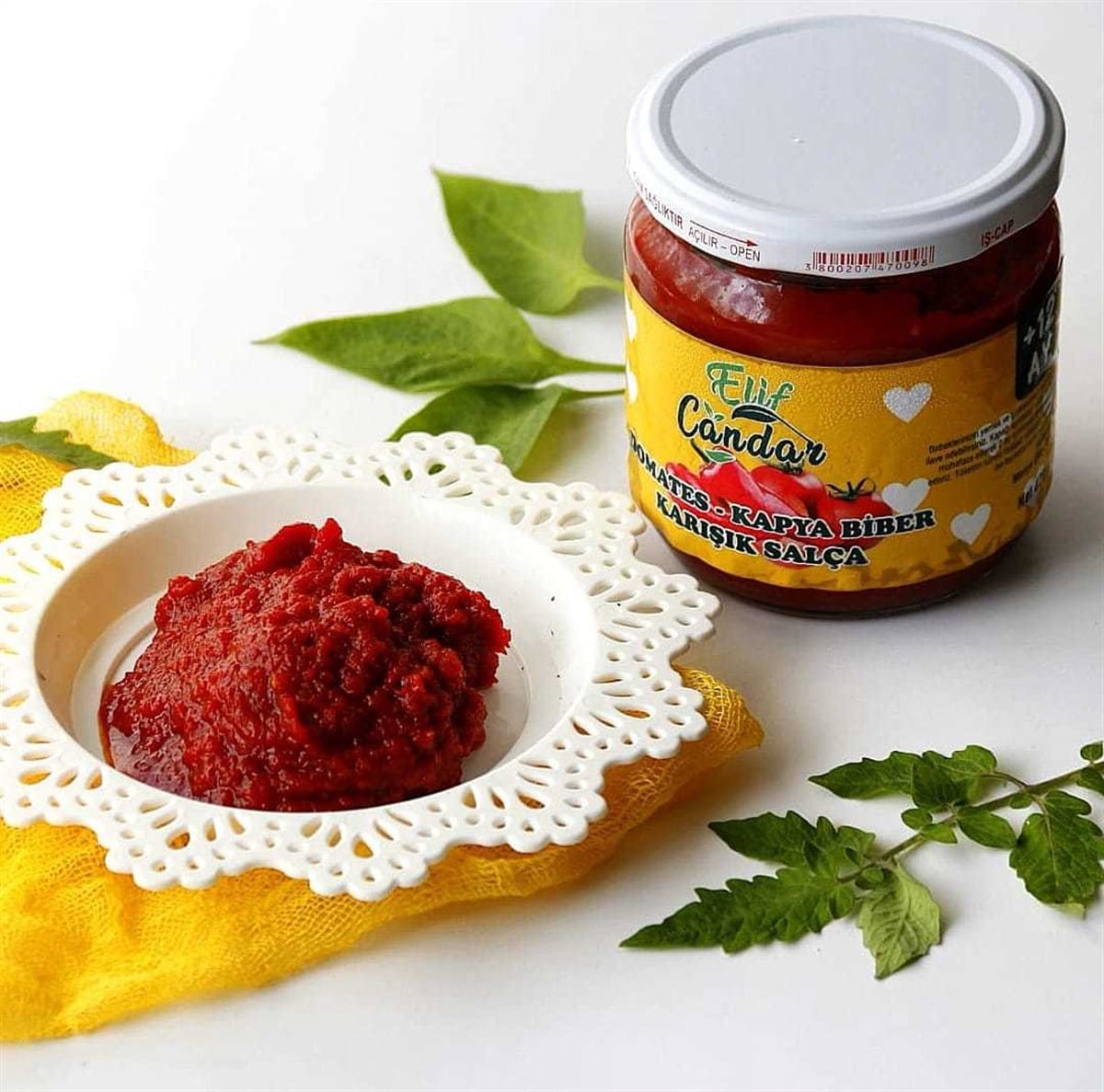 Domates-Kapya Biber Karışık Salça (+12 ay ve üzeri  420 gr )