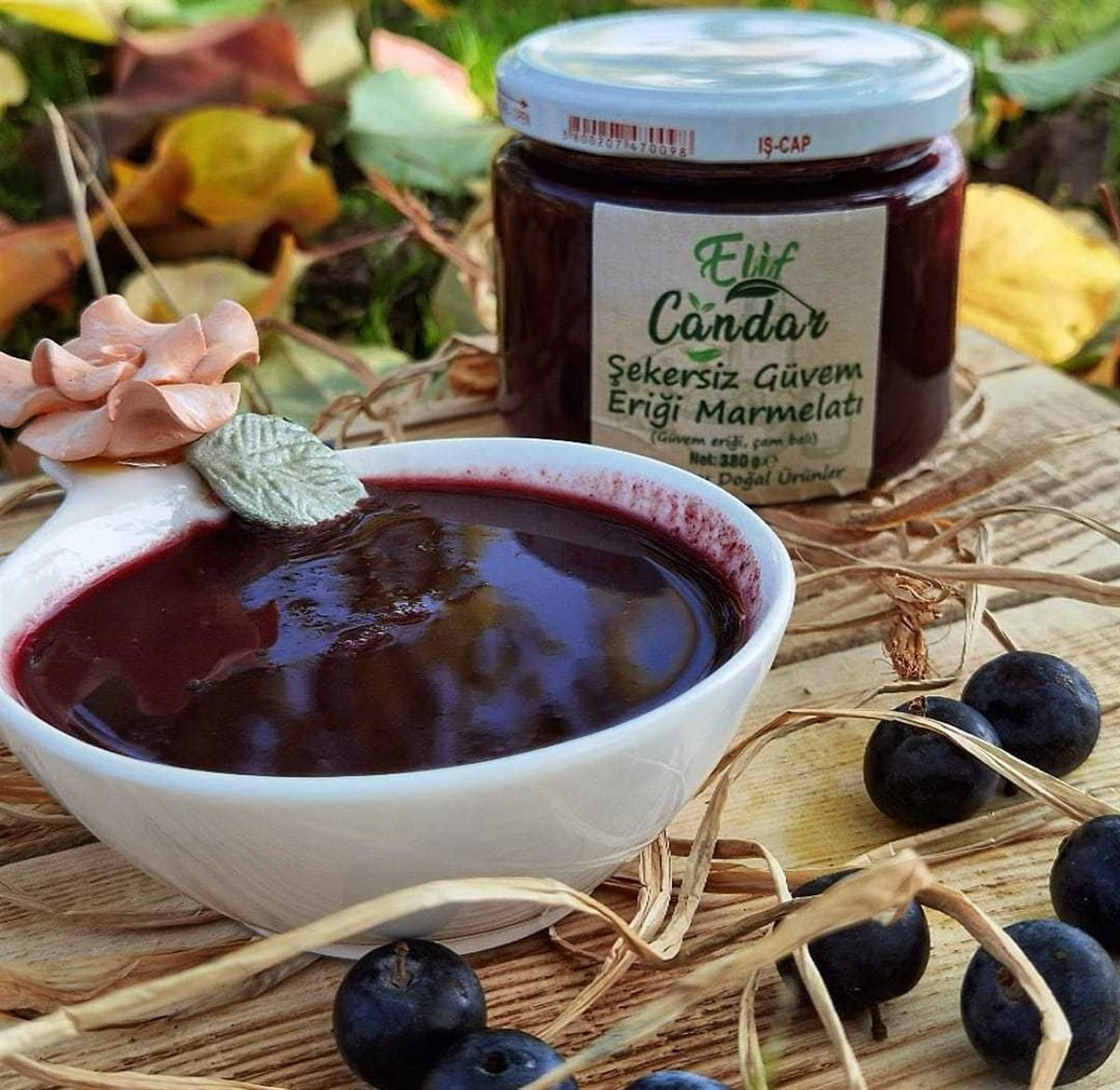 Şekersiz Güvem Marmelatı (325 gr.)