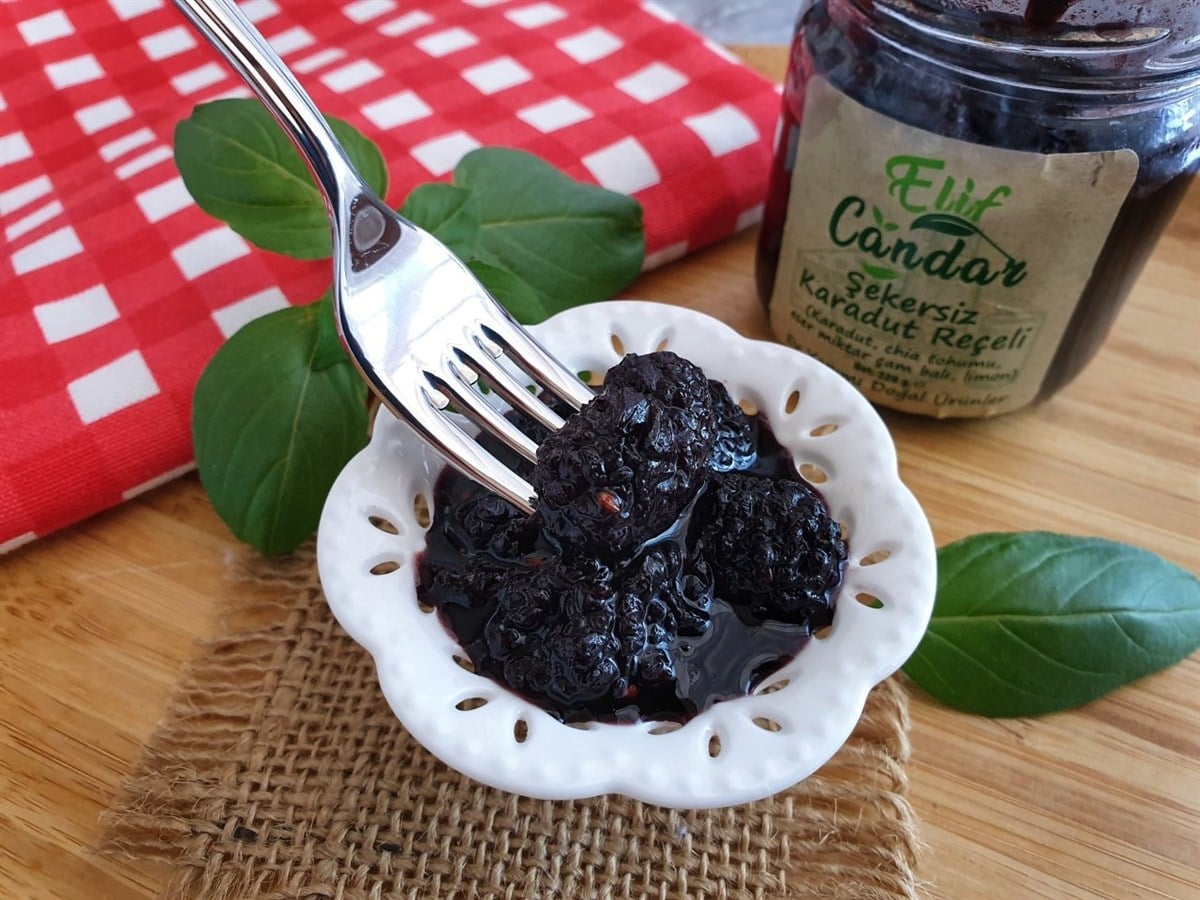 Şekersiz Karadut Reçeli (220gr)