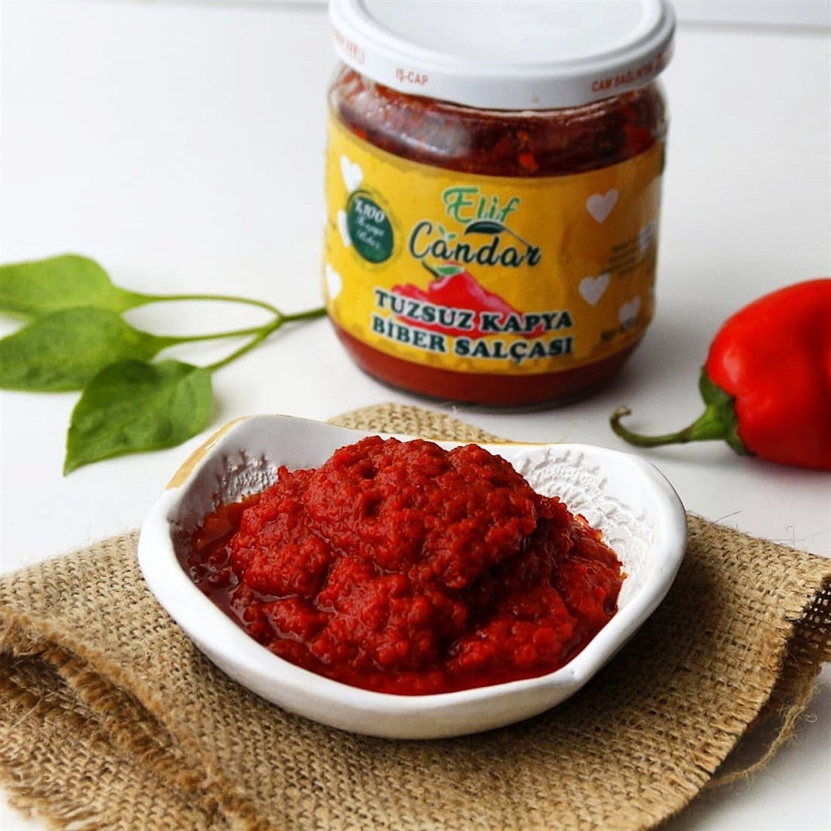 Tuzsuz Kapya Biber Salçası (+6 ay ve üzeri 420 gr )