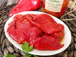 Sade Köz Biber Konservesi (600gr)