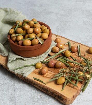 Edremit kırma yeşil zeytin (650gr)