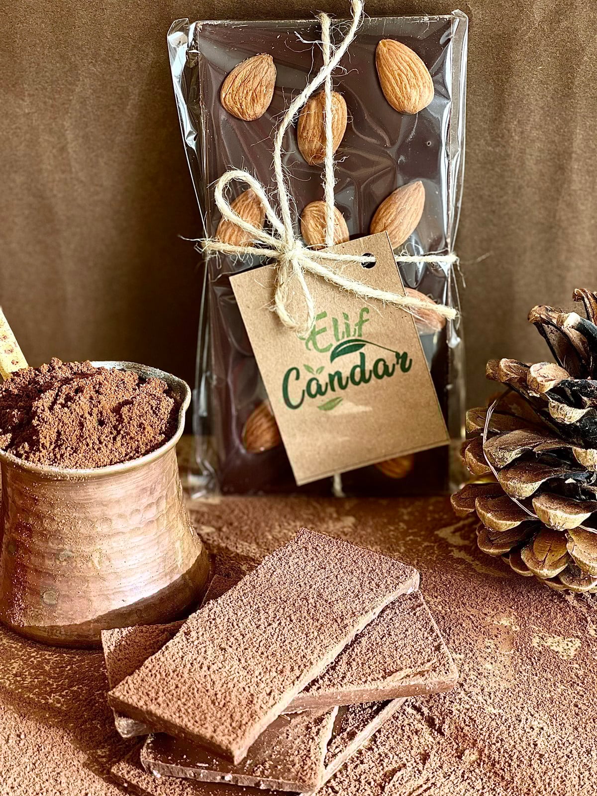 Şekersiz Bitter Bademli (120gr)