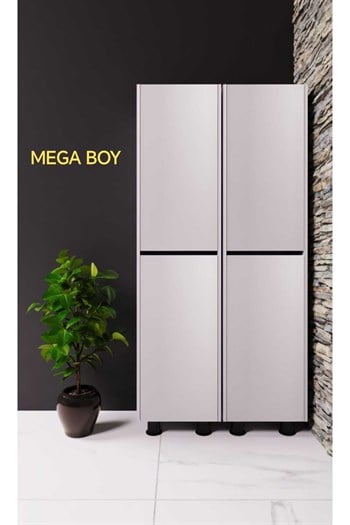 KOMBİ&ERZAK DOLABI İKİLİ MEGA BOY 210`LUK DEMONTE