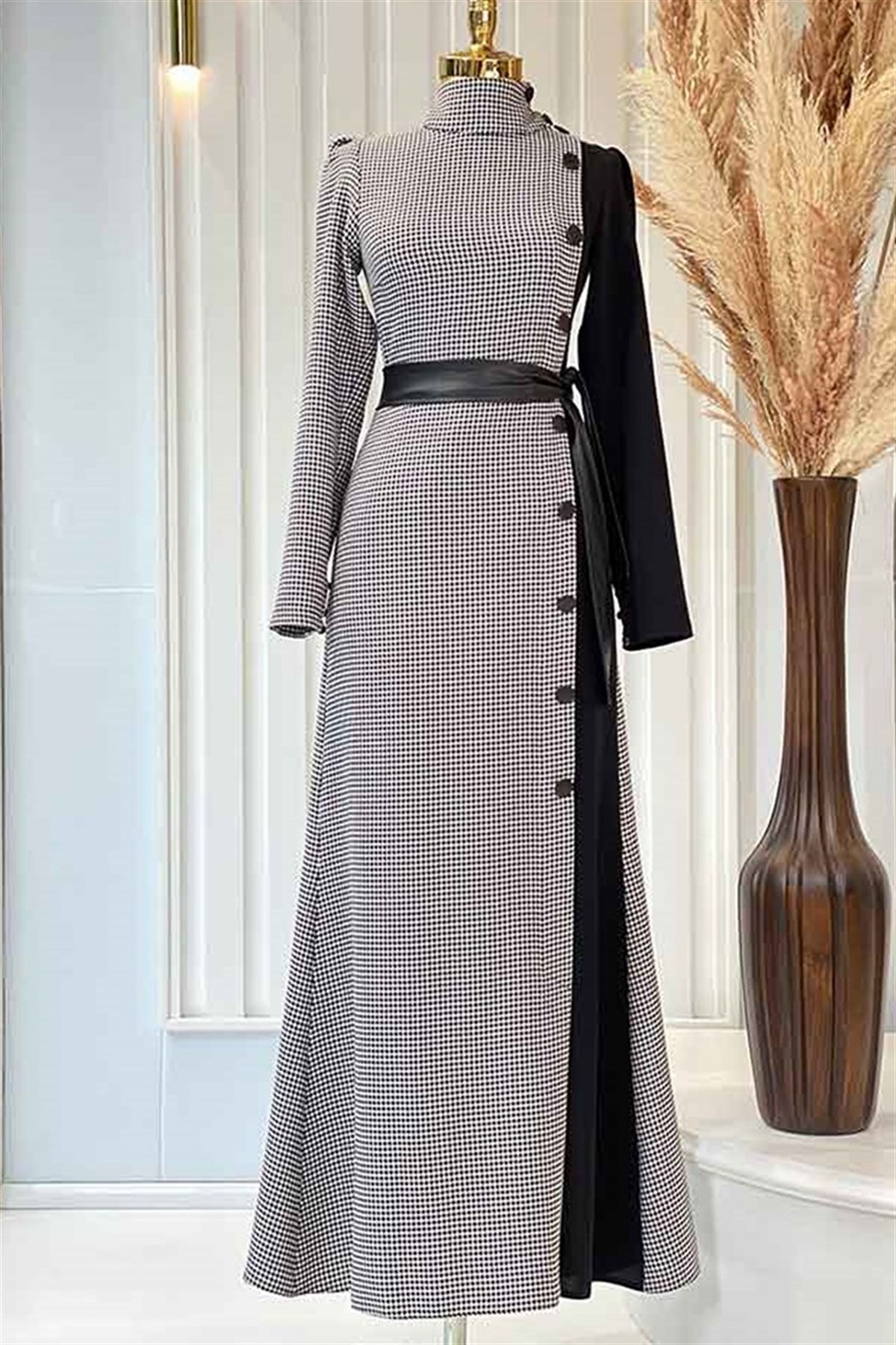 Pınar Şems Pelit Elbise Siyah - Mehruyan