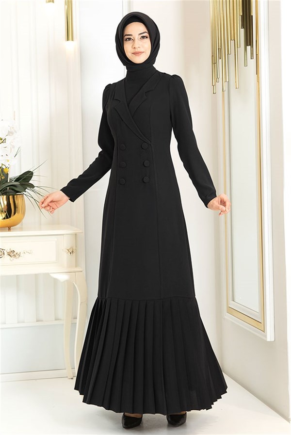 Pınar Şems Yıldız Elbise Siyah