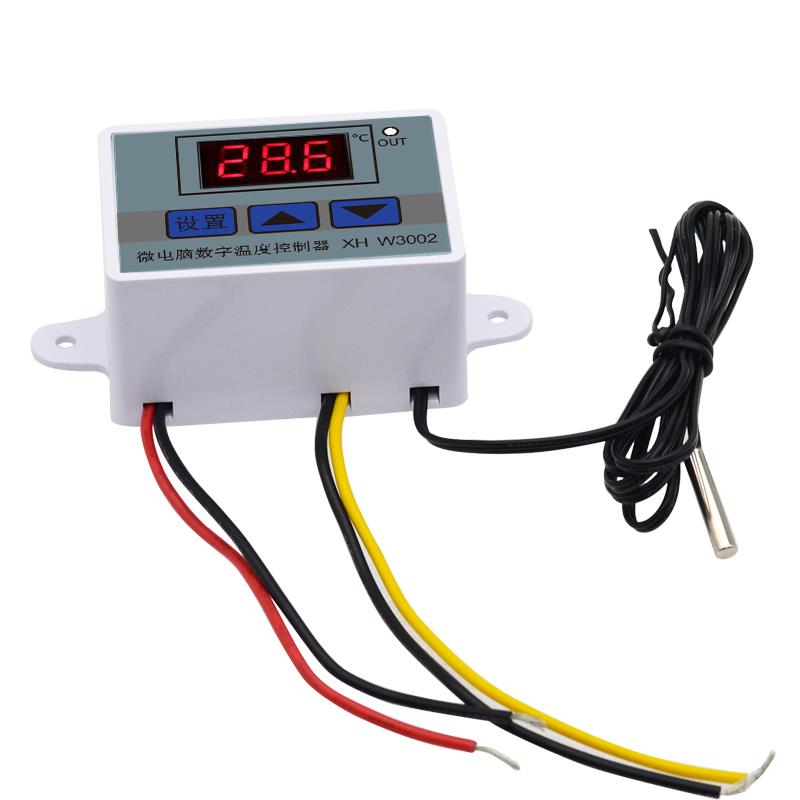2 adet W3002 220V 10A Dijital Termostat Kuluçka Makinalarına Uygun Hassas