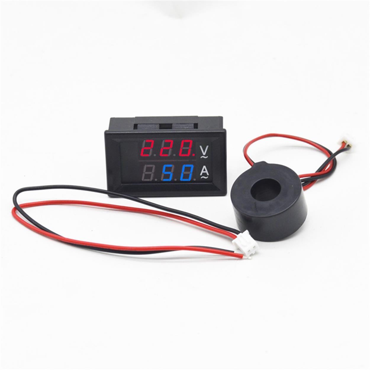 Dijital Trafolu Volt-Ampermetre 50-500V 0-100Amper 