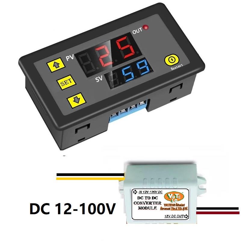 T3230 DC12-100V 10A GÜneş Paneli Zaman Rölesi