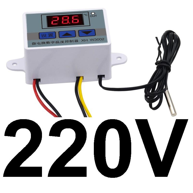 2 adet W3002 220V 10A Dijital Termostat Kuluçka Makinalarına Uygun Hassas