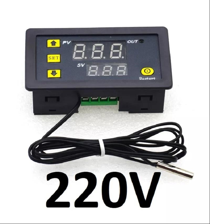 2 adet WT-01 1000c Smart + 30 Adet W3230 220V 10A termostat