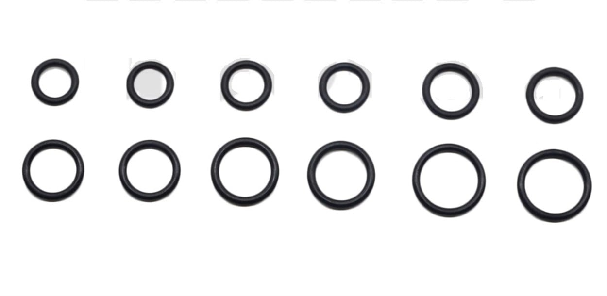 45 Adet Kauçuk O-Ring Conta Takımı Kilitli Poşetli