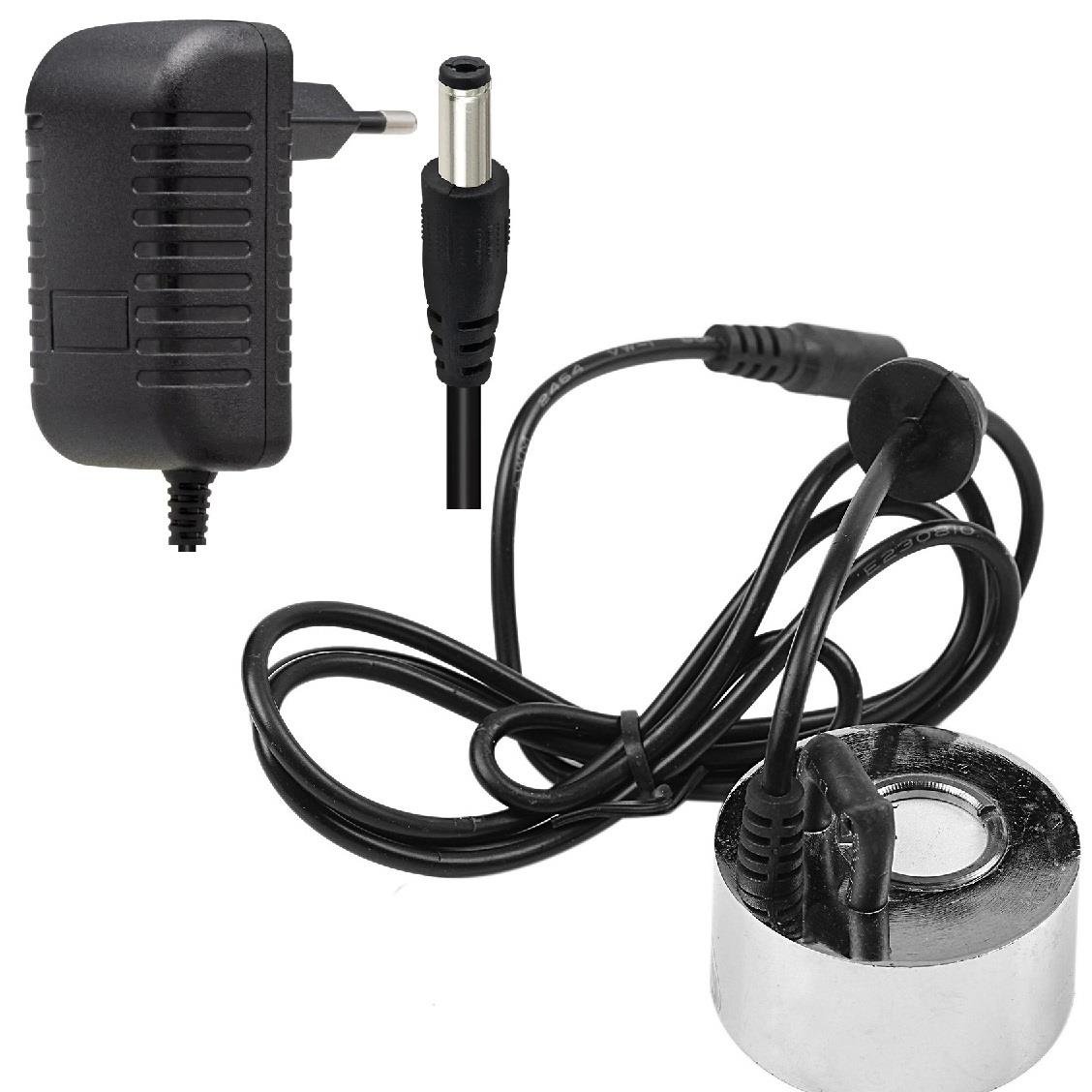 45mm Büyük Metal Soğuk Buhar Üreteci, Kuluçka Nem Nozulu 24v+Adaptör