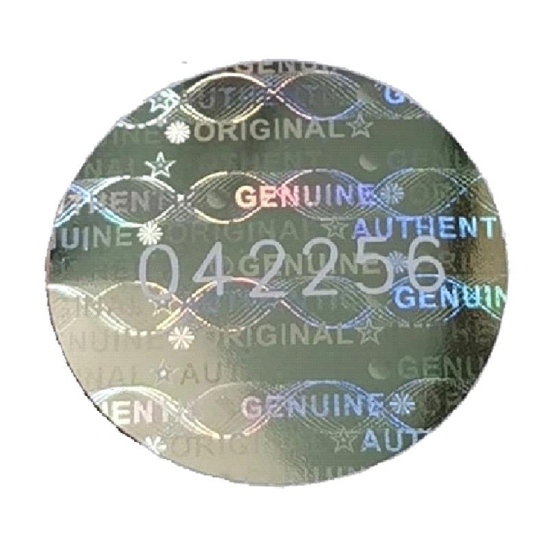 56 Adet 20mm Holgramlı Garanti Etiketi Seri Numaralı