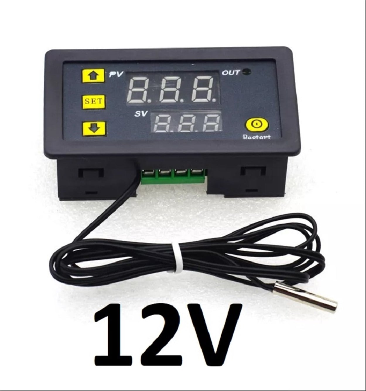 W3230 12v Dijital Termostat Kuluçka Makinalarına Uygun Hassas