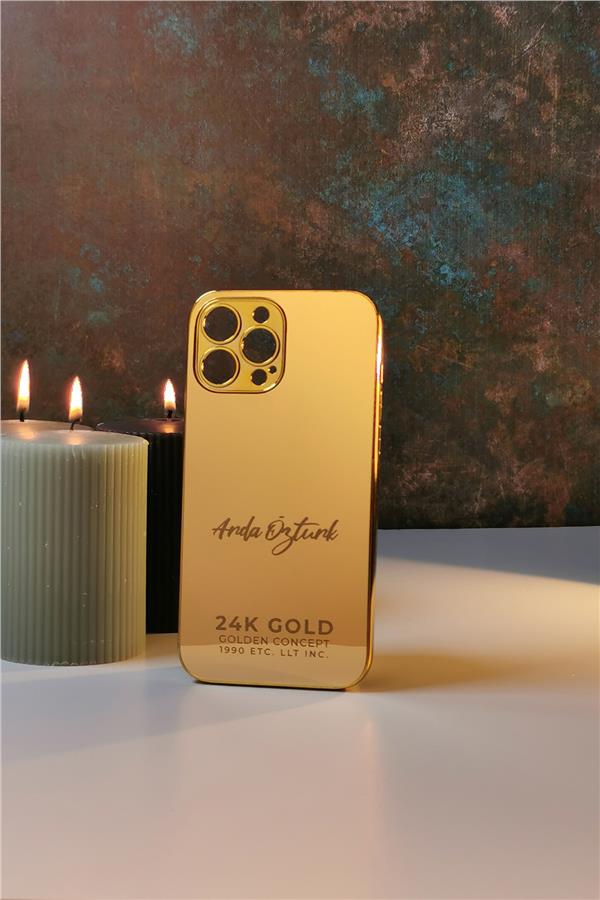 24K Gold Concept Kişiye Özel Telefon Kılıfı