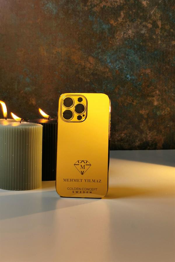 Golden Concept Sweden - Elmas Desenli  Kişiye Özel Özel Telefon Kılıfı