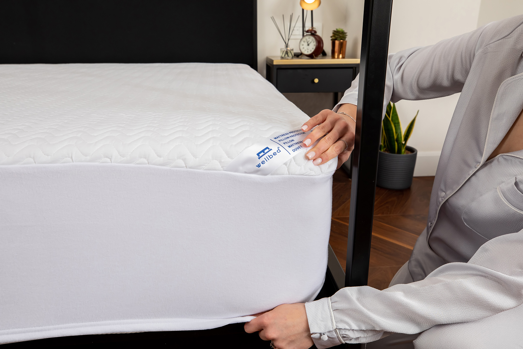 Fitted Pamuk Kapitone Yatak Koruyucu