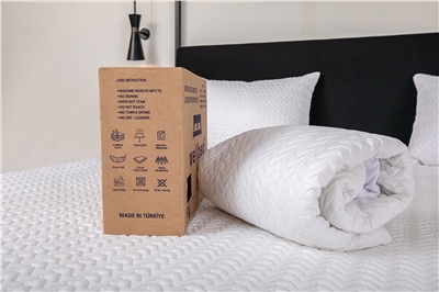 Fitted Pamuk Kapitone Yatak Koruyucu